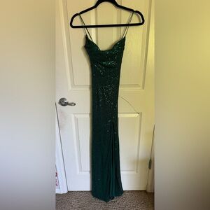 Emerald Green Prom Dress •Hello Molly•